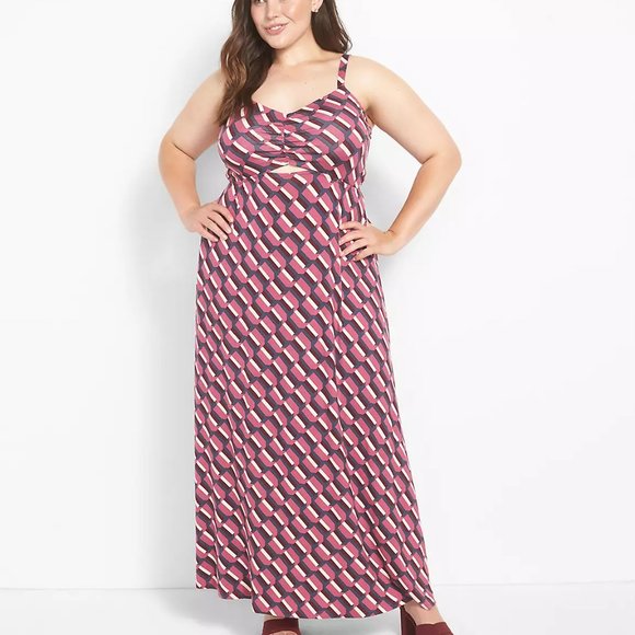 Lane Bryant Cutout Maxi Dress - Picture 1 of 3